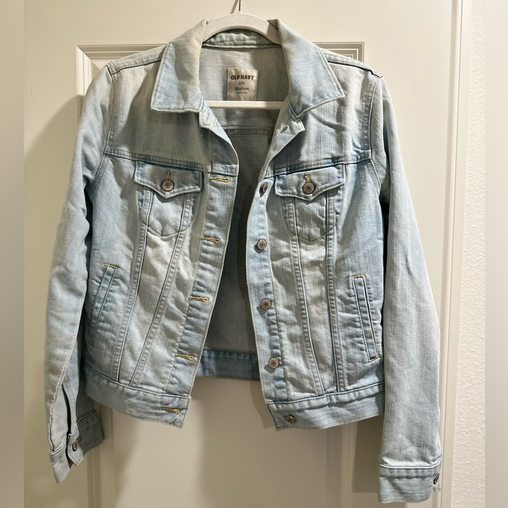 Old Navy Classic Light Blue Jean Jacket